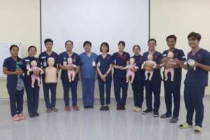 Staff and doctors who participated in the course