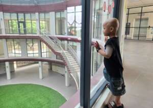 Viewing the Center Circle from the New Playroom