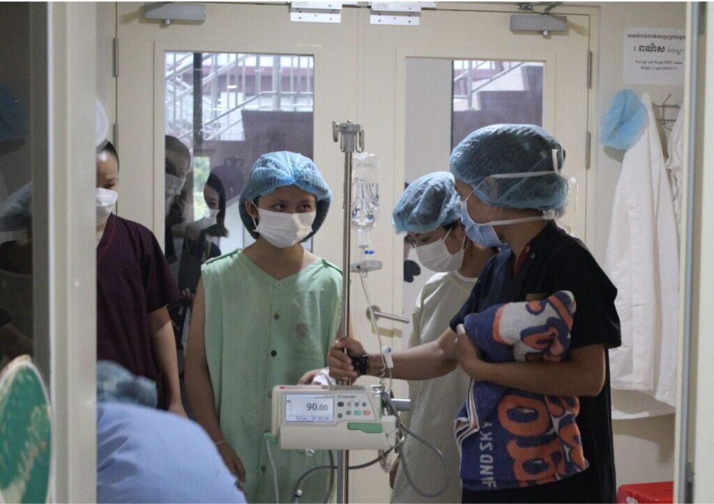 The first patient from outside Cambodia