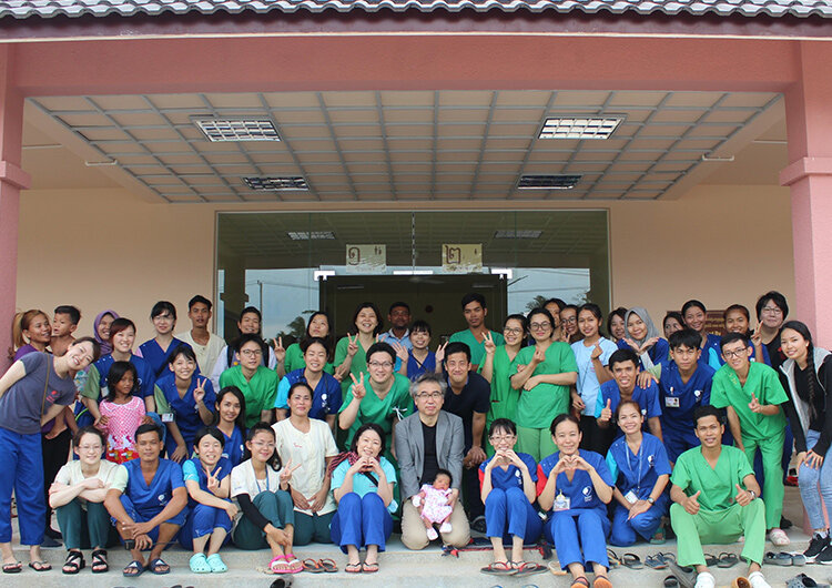 Critical cancer surgery for Cambodian infants