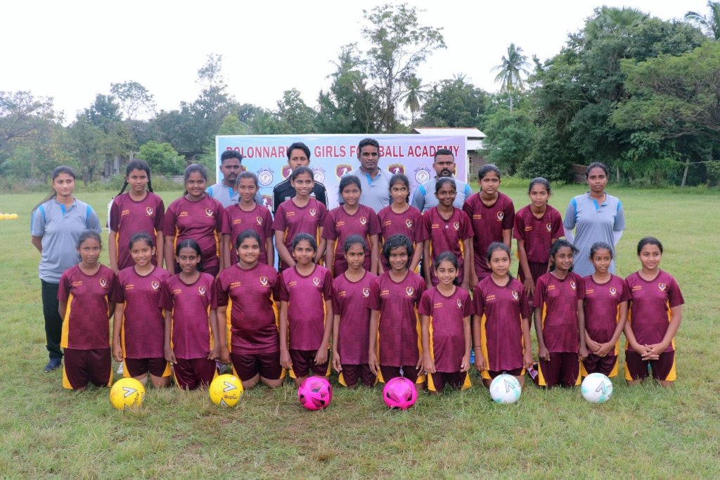 Polonnaruwa Girls Football Academy 70 Children