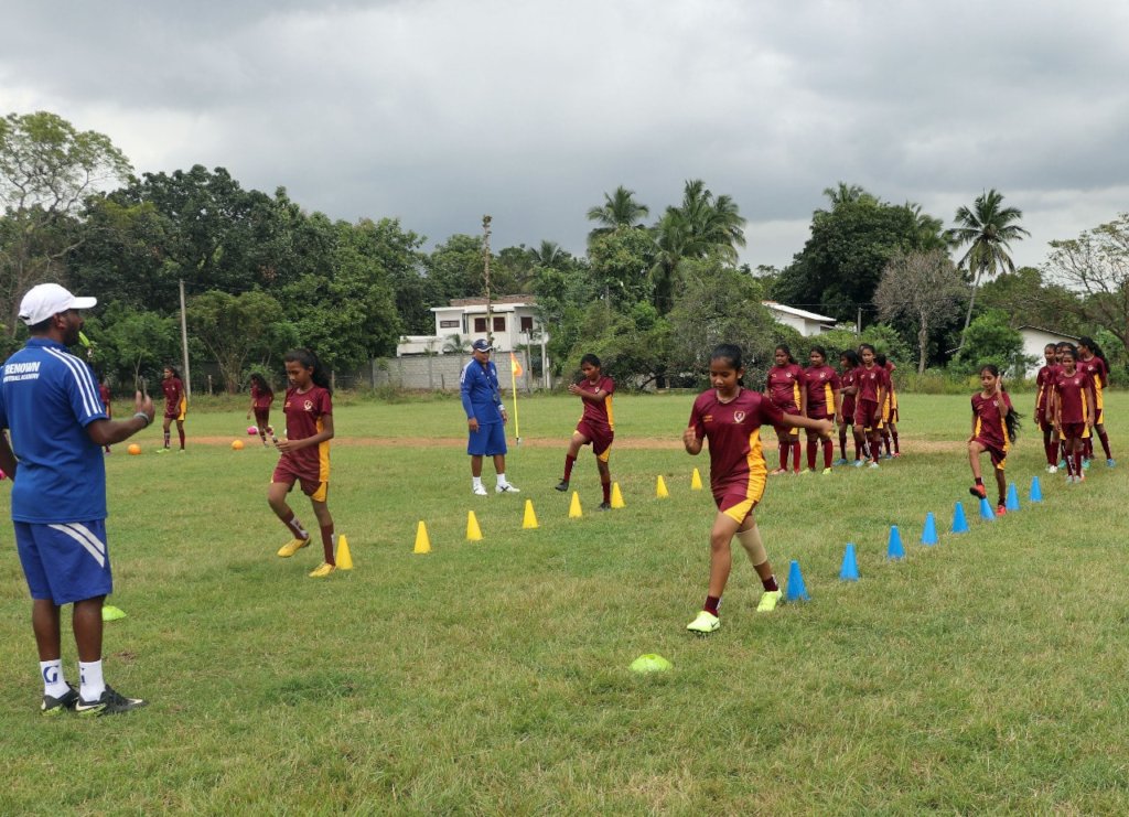 Polonnaruwa Girls Football Academy 70 Children