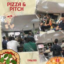 The first Pizza & Pitch night at The Base!