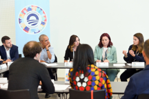 Workshopping with President Barack Obama