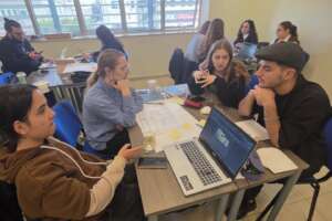 Scenes from the LEVERS sustainability hackathon