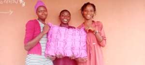 DIY Canadian Smocky Throw Pillow made by the Girls