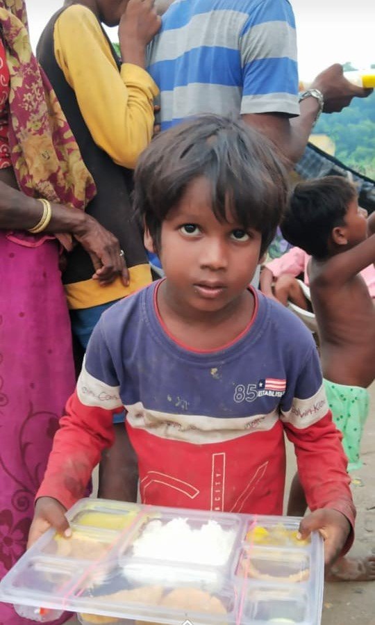 Meal to a child