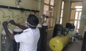 Our team helped provide essential oxygen supplies.