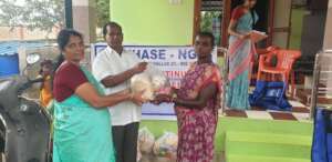 Distribution of ration kits