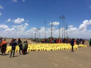 Donated Food Aid - 180 bags of maize (3.6tons)