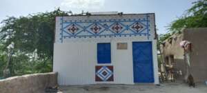 Brick Walled House in the Desert