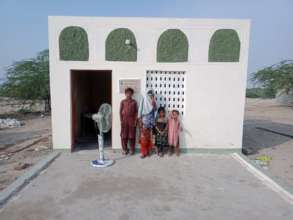 Another Poor Family Standing in their House