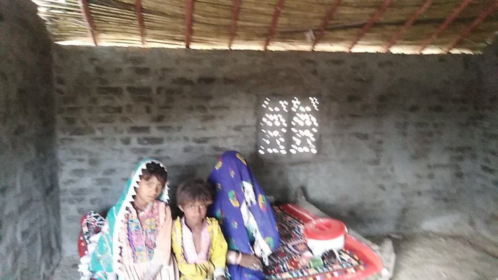 From mud hut to a  small bricked House