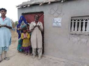 Completed House handed over to a Poor Family