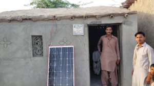 Solar Panel Installed for Supply of Electricity