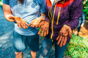 Tree planting makes for happy hands!