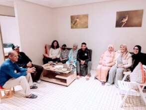 Families and Soleterre staff in Morocco
