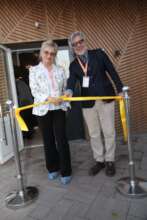 Natalia Onipko & Damiano Rizzi cutting the ribbon!