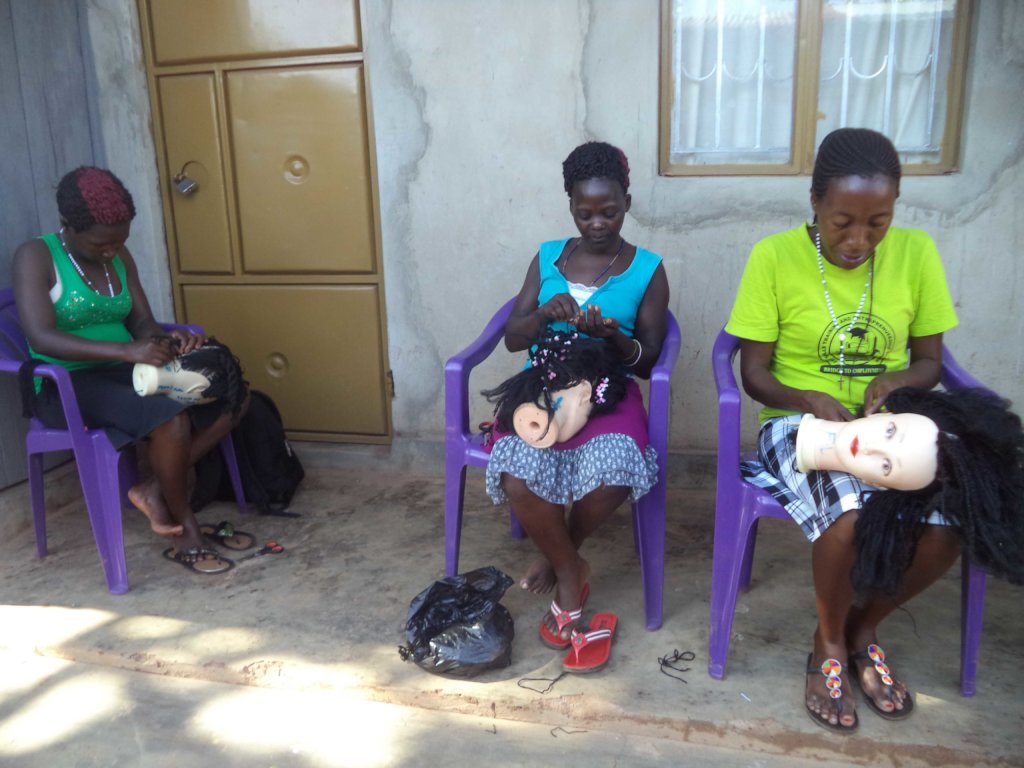 Equip 100 young mothers with vocational skills