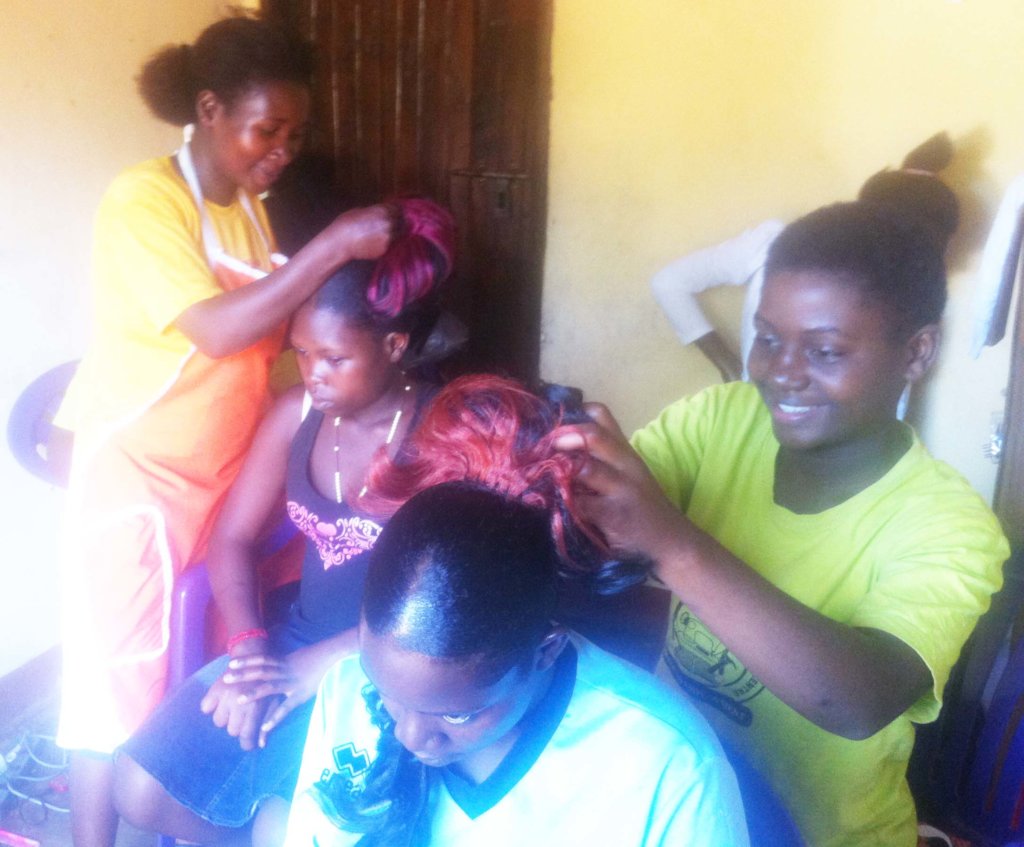 Equip 100 young mothers with vocational skills