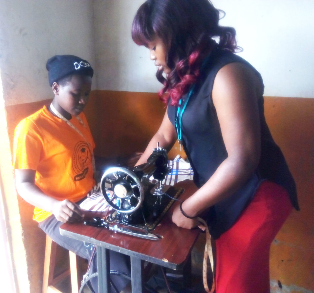Equip 100 young mothers with vocational skills