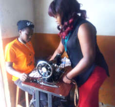 Equip 100 young mothers with vocational skills
