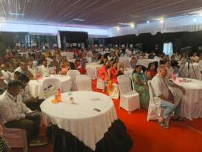 It was a packed house