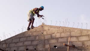 Construction on the new school