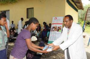 Partial picture of  MHO  girl  beneficiary