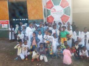 Beneficiaries Christ mass celebration in MHO Reb