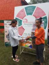 one of girl project beneficiarie