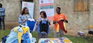School uniform ready for  poor girlin rural ETH