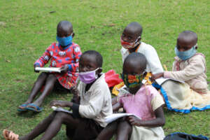 Children's learning groups when schools closed