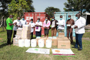 Life saving resources Soap, water containers & PPE