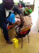 Vaccinations underway at outreach clinic
