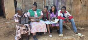 PCAU Team visits Isaac at his training centre