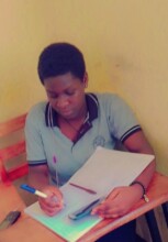 Mildred during her classes at the nursing school