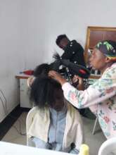 Stacy During her Practical Examinations