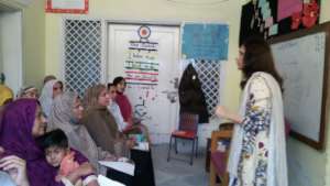Trainings at our school in Pakistan