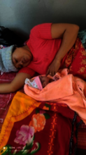 Female PLCN's activist/leader baby delivery