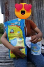 We provided baby formula to several families