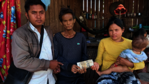 Sick PLCN member in Kratie Province