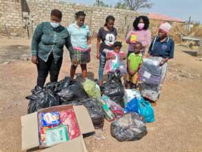 The community comes together with donations