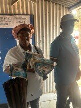 Rice packs for families in need