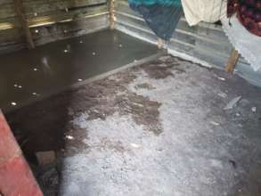 Plastering the floor