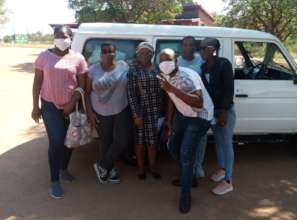 The Lesedi la Batho team doing community outreach