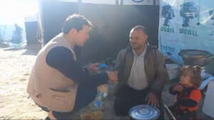 Food distribution in Gaza