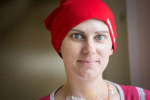 Natalia received medicine to overcome GHVD