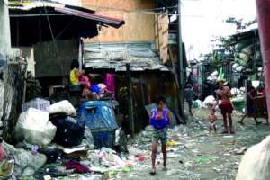 The children living in dump heap