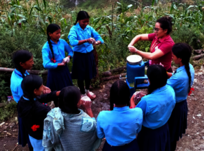 Hand Washing sesion on hygiene promotion